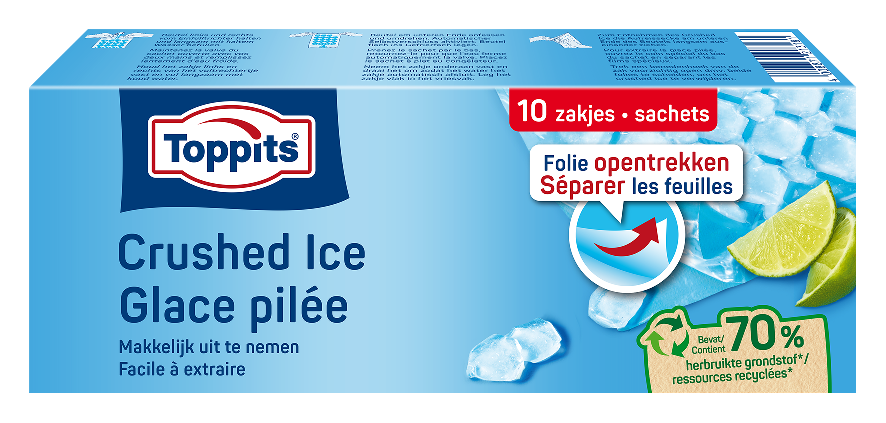 Eisbeutel Crushed Ice 10Stück