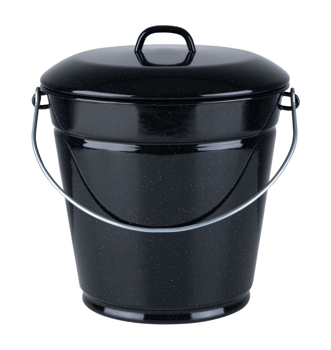 Eimer mit Deckel sw 10L ø 28