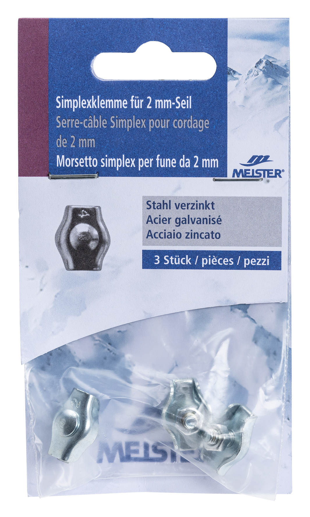 Simplexklemme 2mm Simplexklemme 2mm