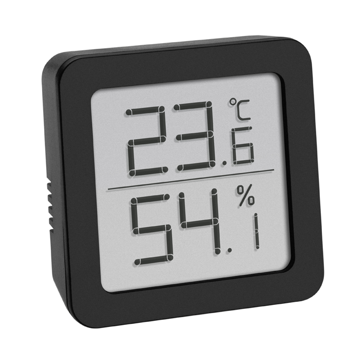 Thermo-Hygrom. digit. sw 6.1cm