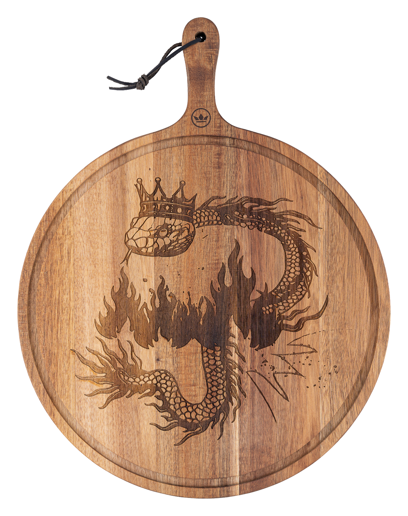 Holzbrett Griff Tattoo ø 35 cm Holzbrett Griff Tattoo ø 35 cm