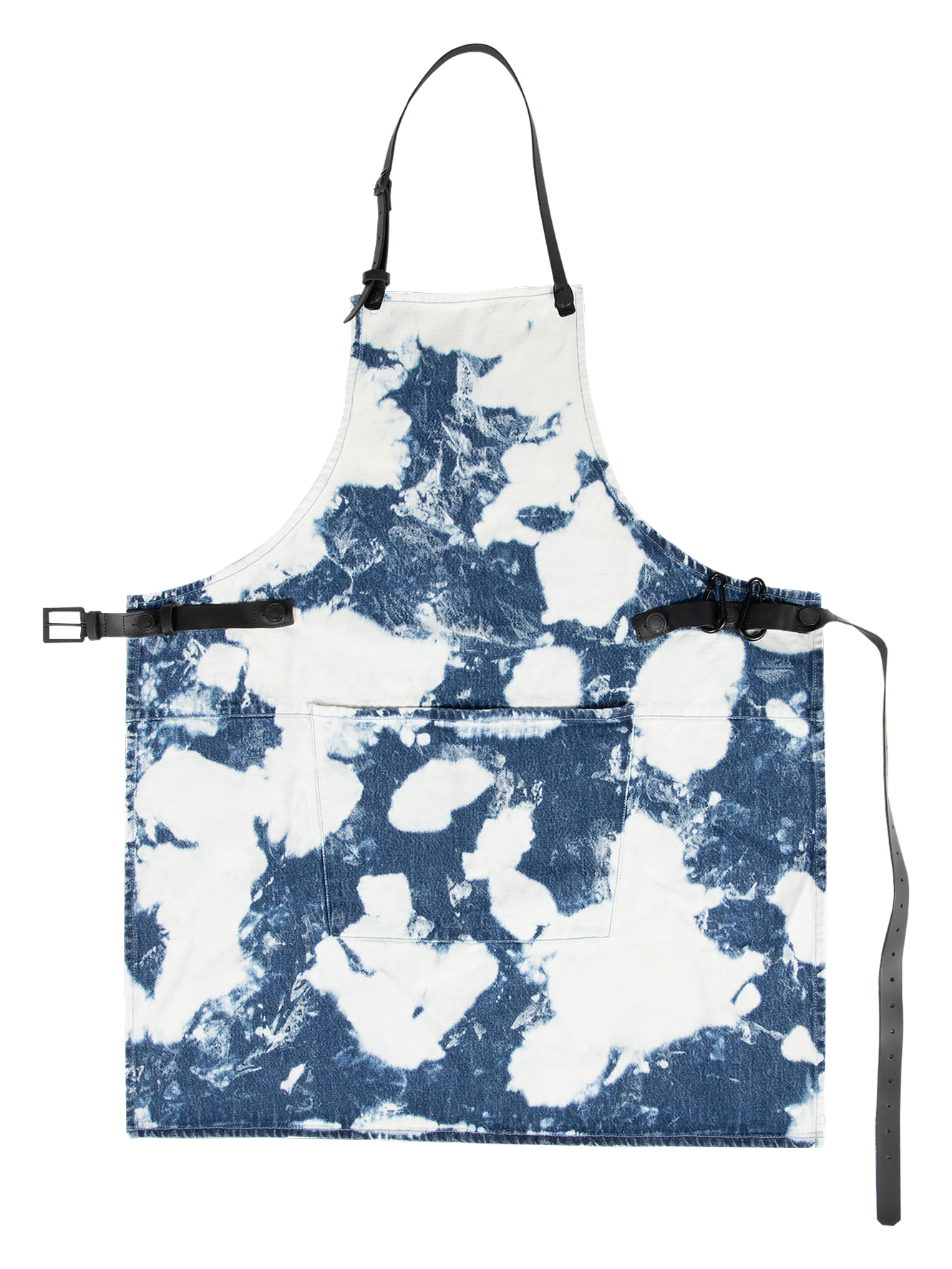 Schürze BBQ washed blue