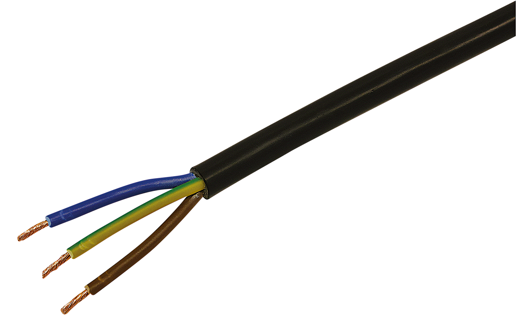 Kabel TD 3x1.5 50m sw