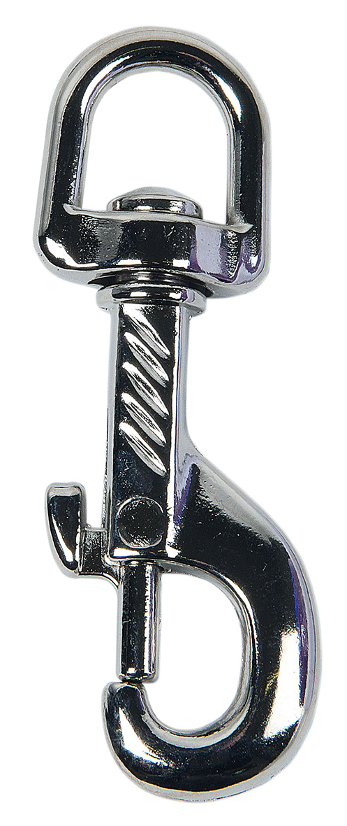 Karabinerhaken 65mm vernickelt