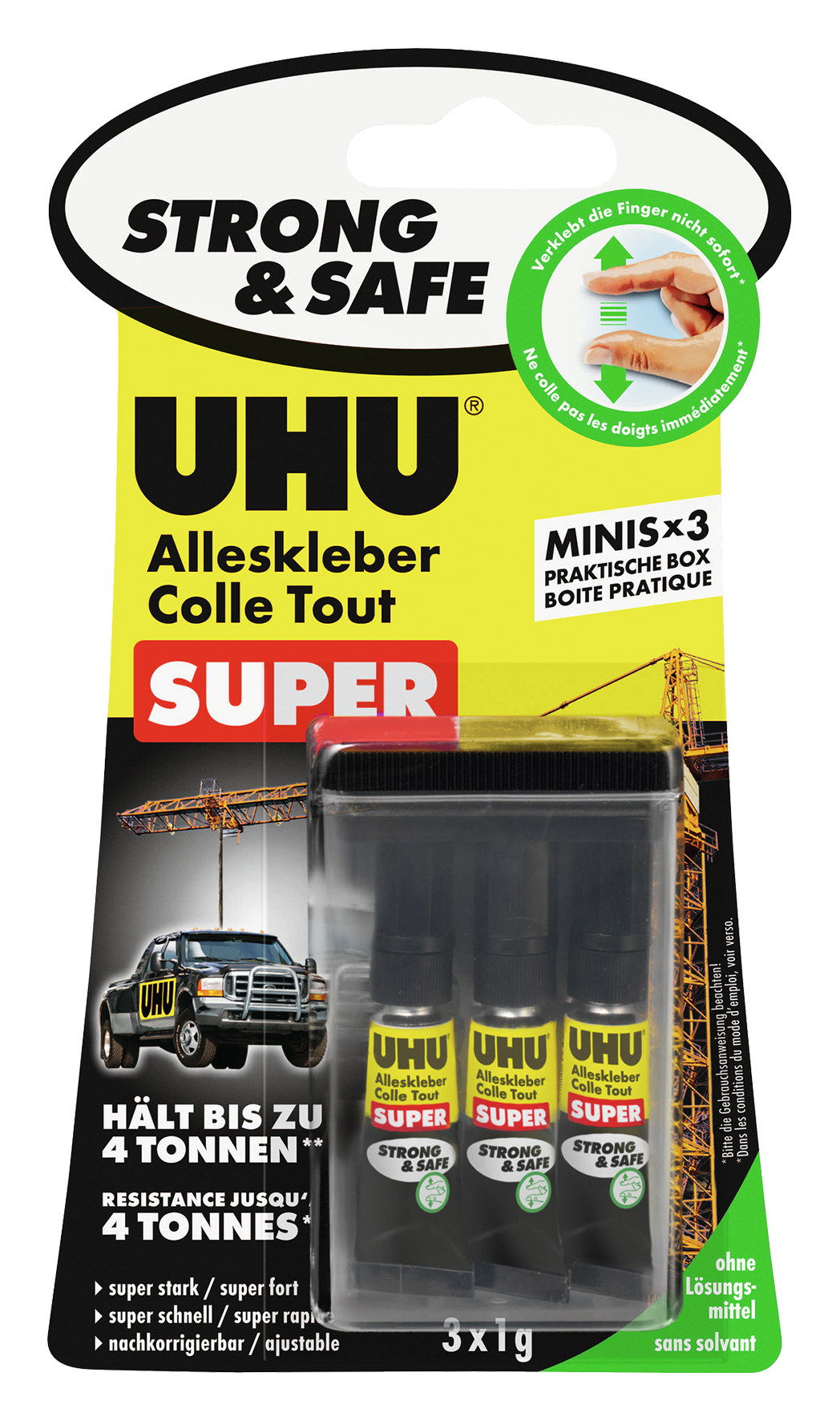 Kleber Super Strong Safe 3x1g Kleber Super Strong Safe 3x1g