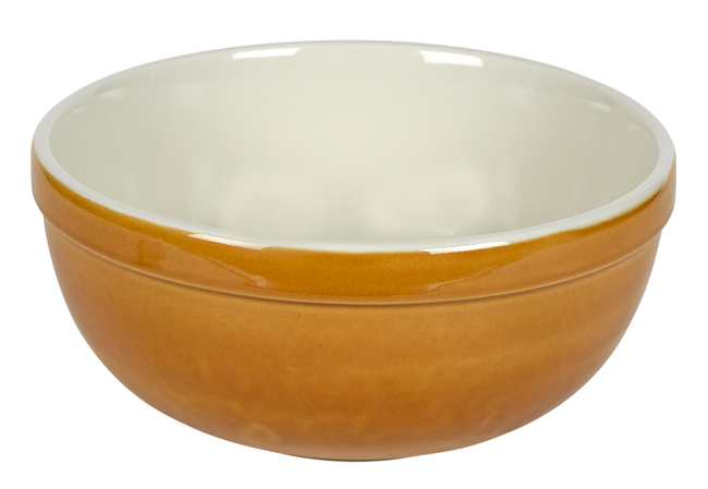 Teigschüssel Porzellan braun31
