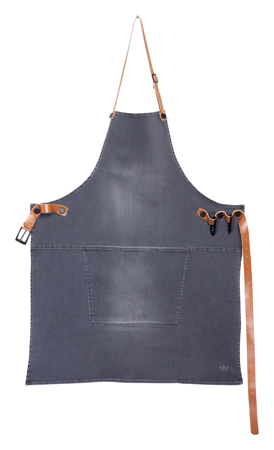 Schürze BBQ washed grey
