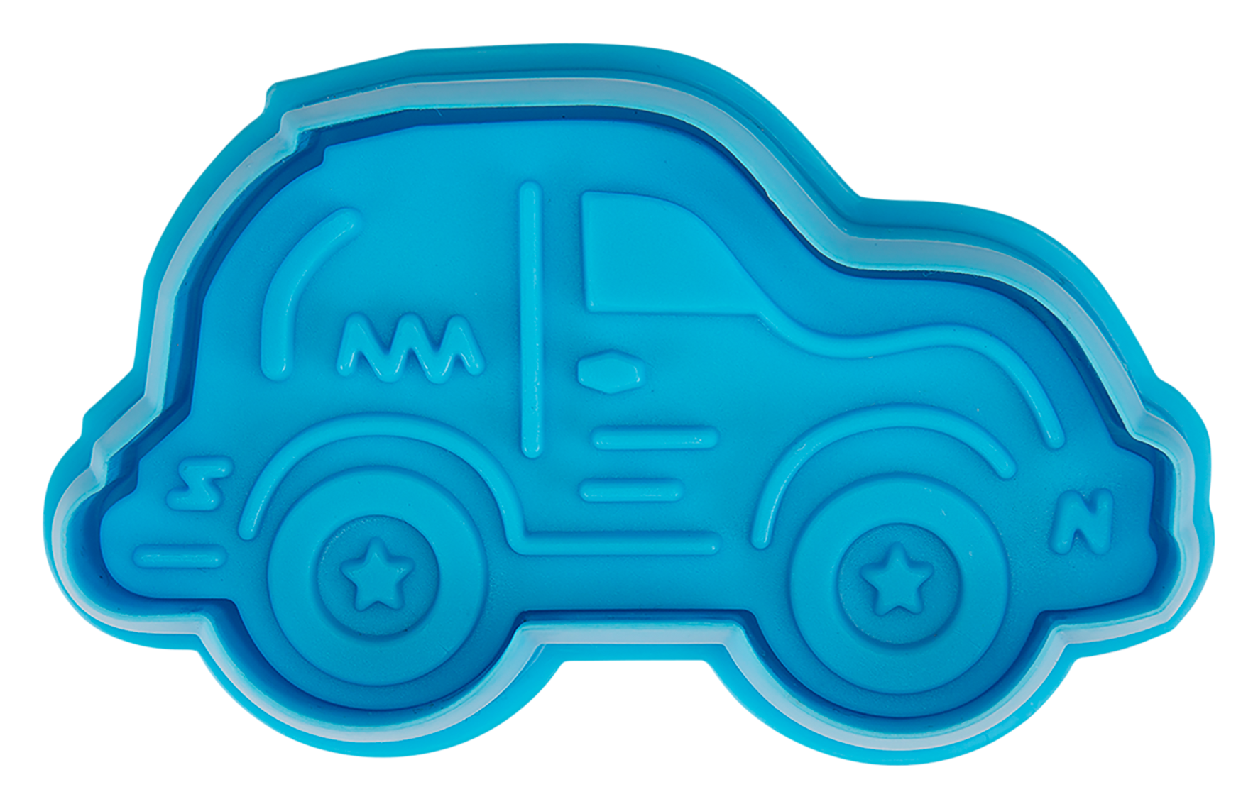 Ausstecher Auto 7 cm hellblau