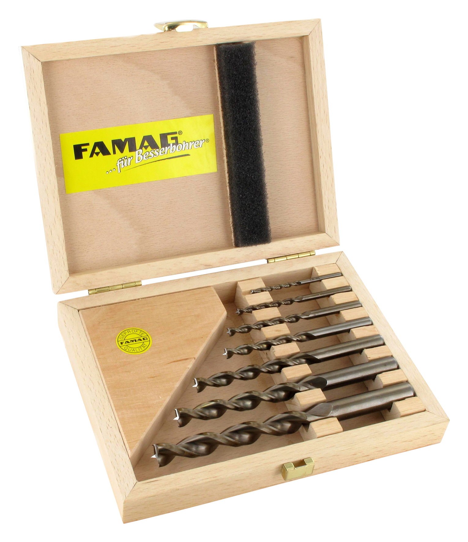 Holzspiralbohrersatz HSS-G 7tl