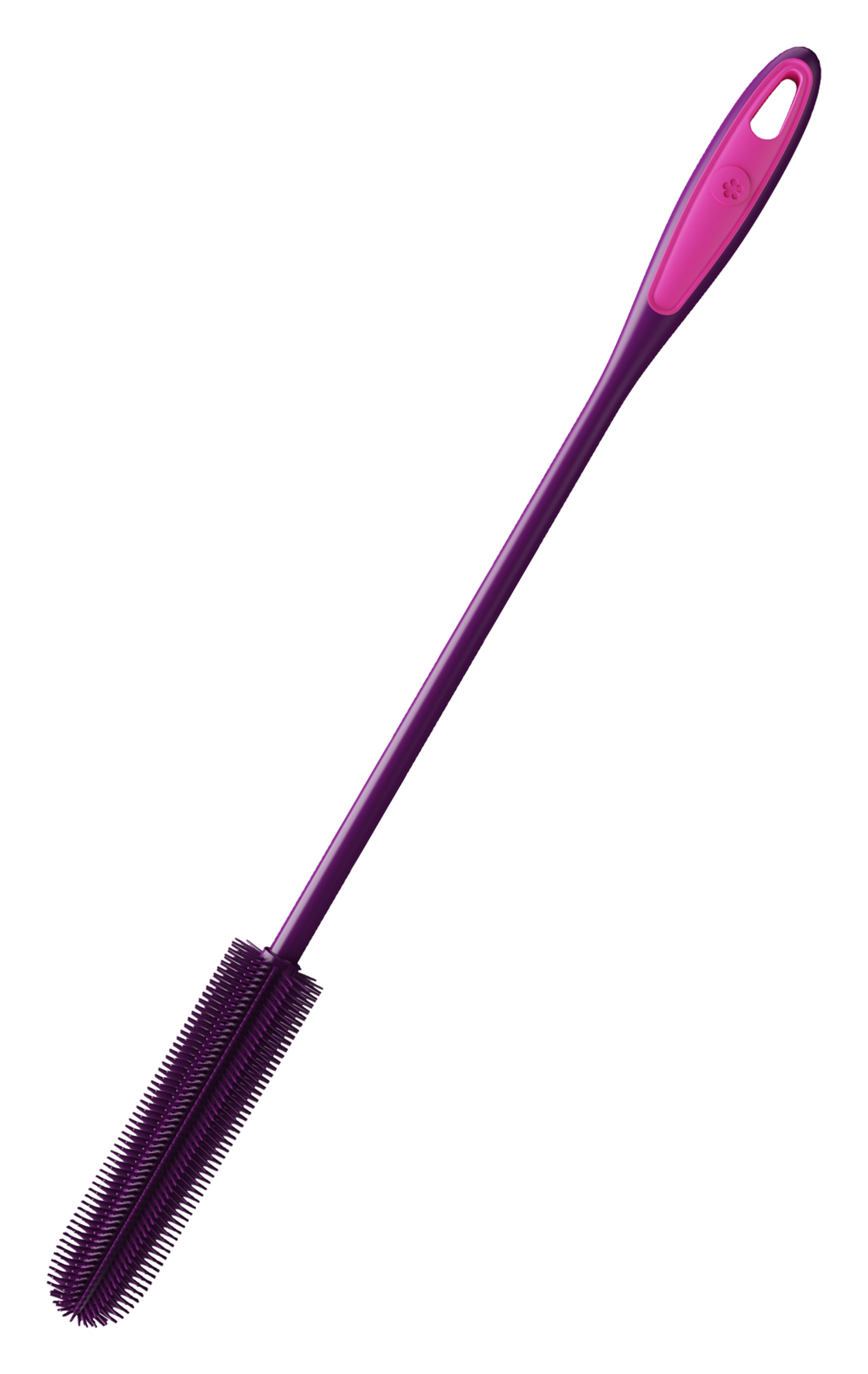 Flaschenbürste Slim 46 cm lila