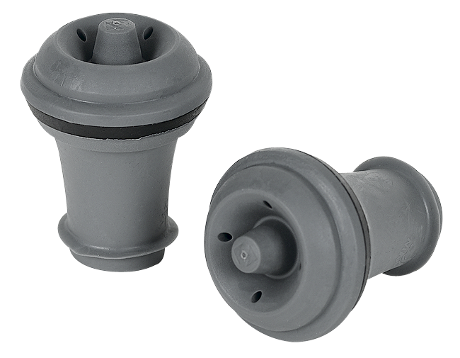 Verschlusszapfen 2Stück grau