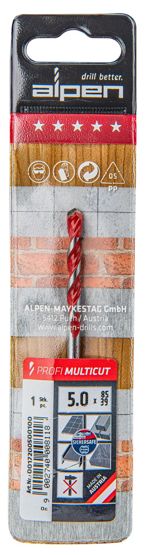 Bohrer Profi Multicut 5.0x85