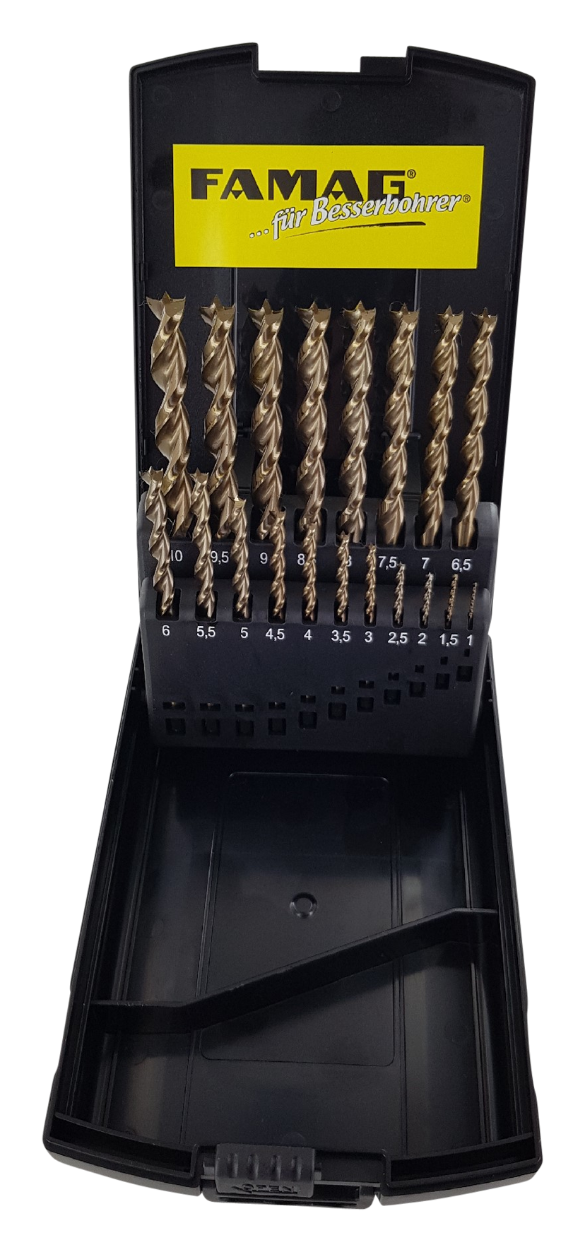 Holzspiralbohrersatz HS 19tl.