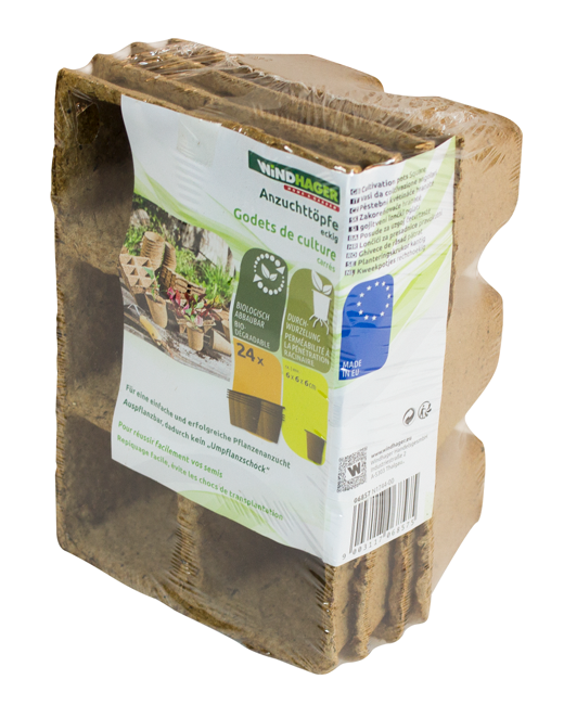 Anzuchttöpfe 6cm 24Stk.