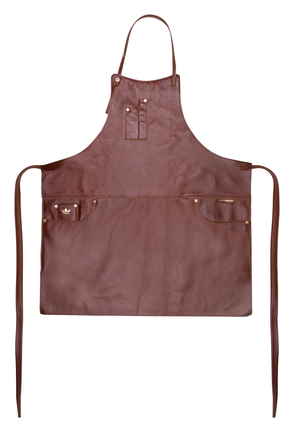 Schürze Leder 5-Pocket  brown