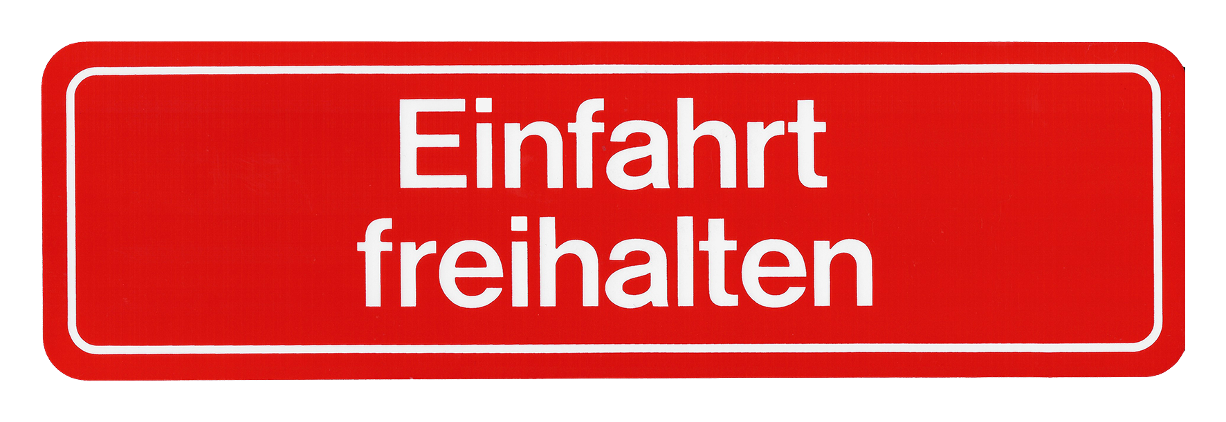 Schild EINFAHRT FREI Fo 330x97