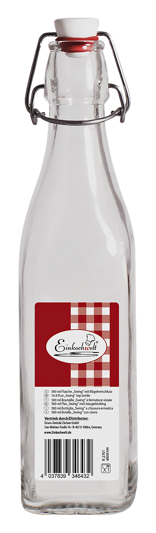Bügelflasche Swing 500ml