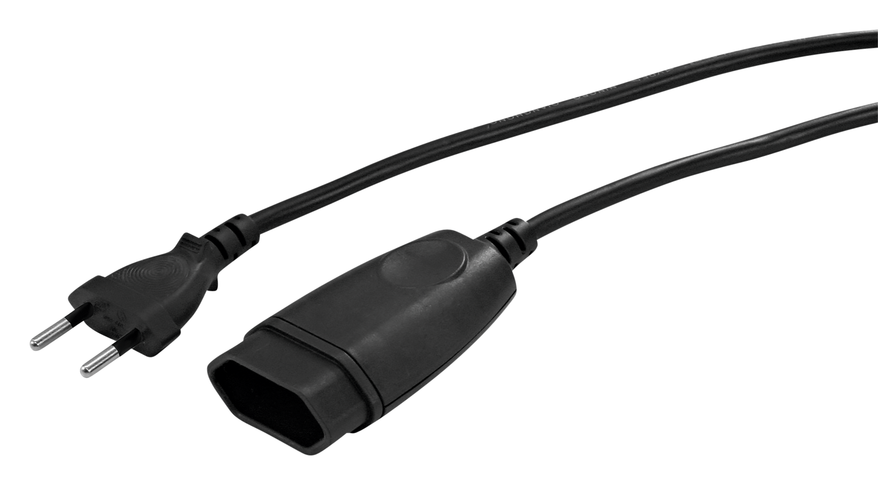 VerKabel 2x1.0 3 m sw