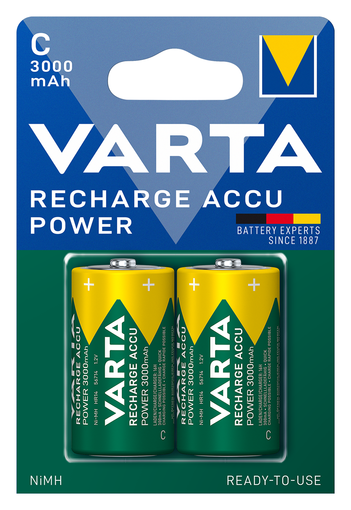Accu Power C 3000mAh 2St