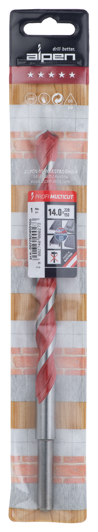 Bohrer Profi Multicut 14.0x220