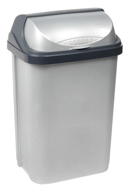 Abfalleimer rasmus silber 25 l