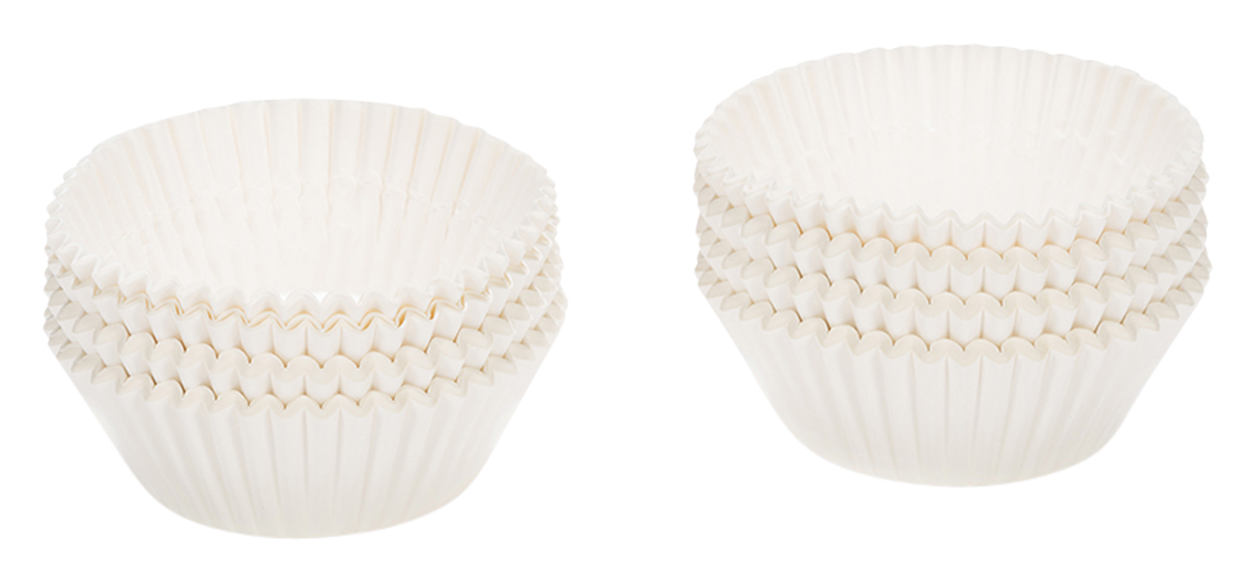 Papierförmchen weiss ø 5 cm