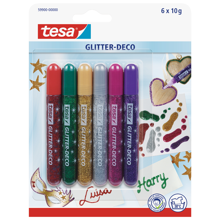 Glitter Deco Brilliant 6x10 g Glitter Deco Brilliant 6x10 g