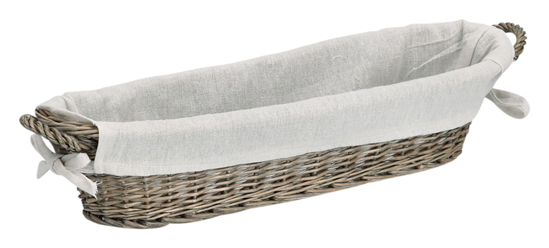 Baguettekorb m. Beutel 49cm