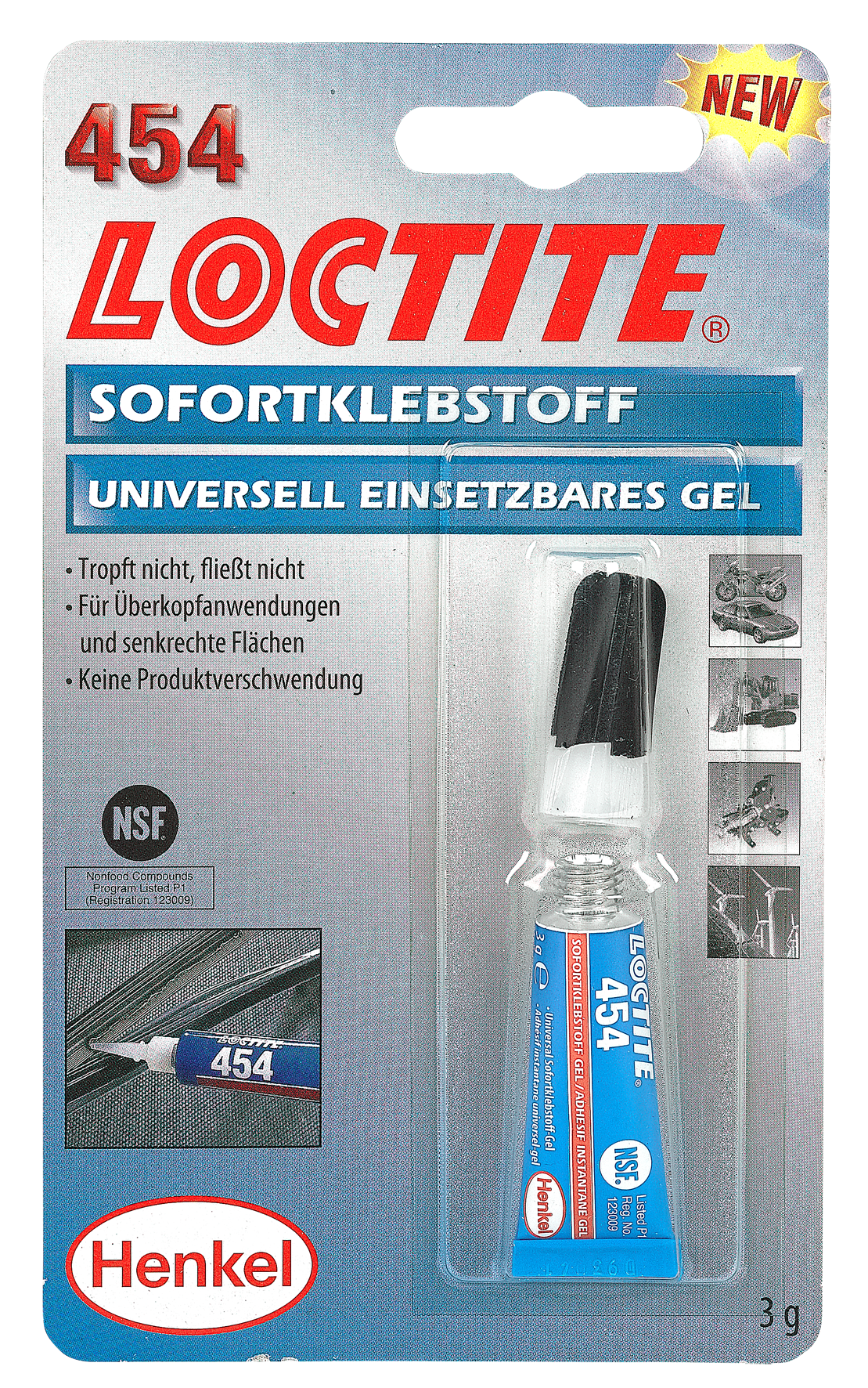 Sofortklebstoff Typ 454 3 g Sofortklebstoff Typ 454 3 g