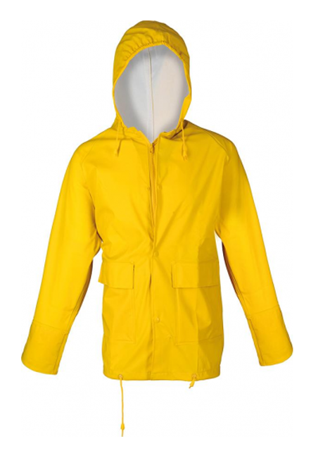 Regenjacke PU gelb M