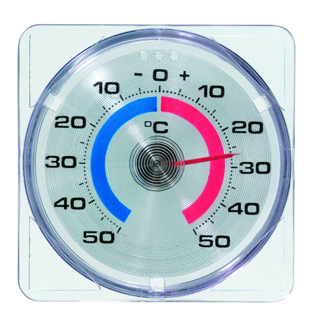 Fensterthermometer eckig