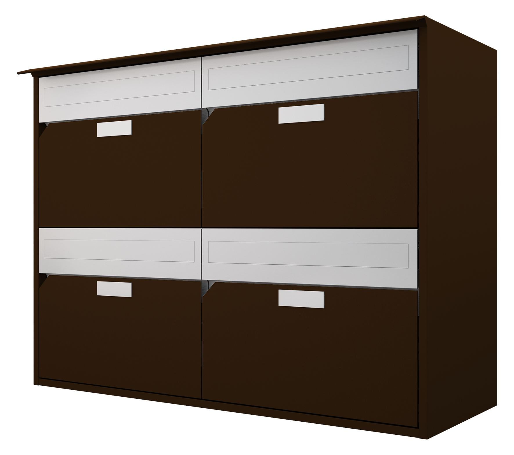 Briefkasten Alu 400 2X2,DB,FF Briefkasten Alu 400 2X2,DB,FF