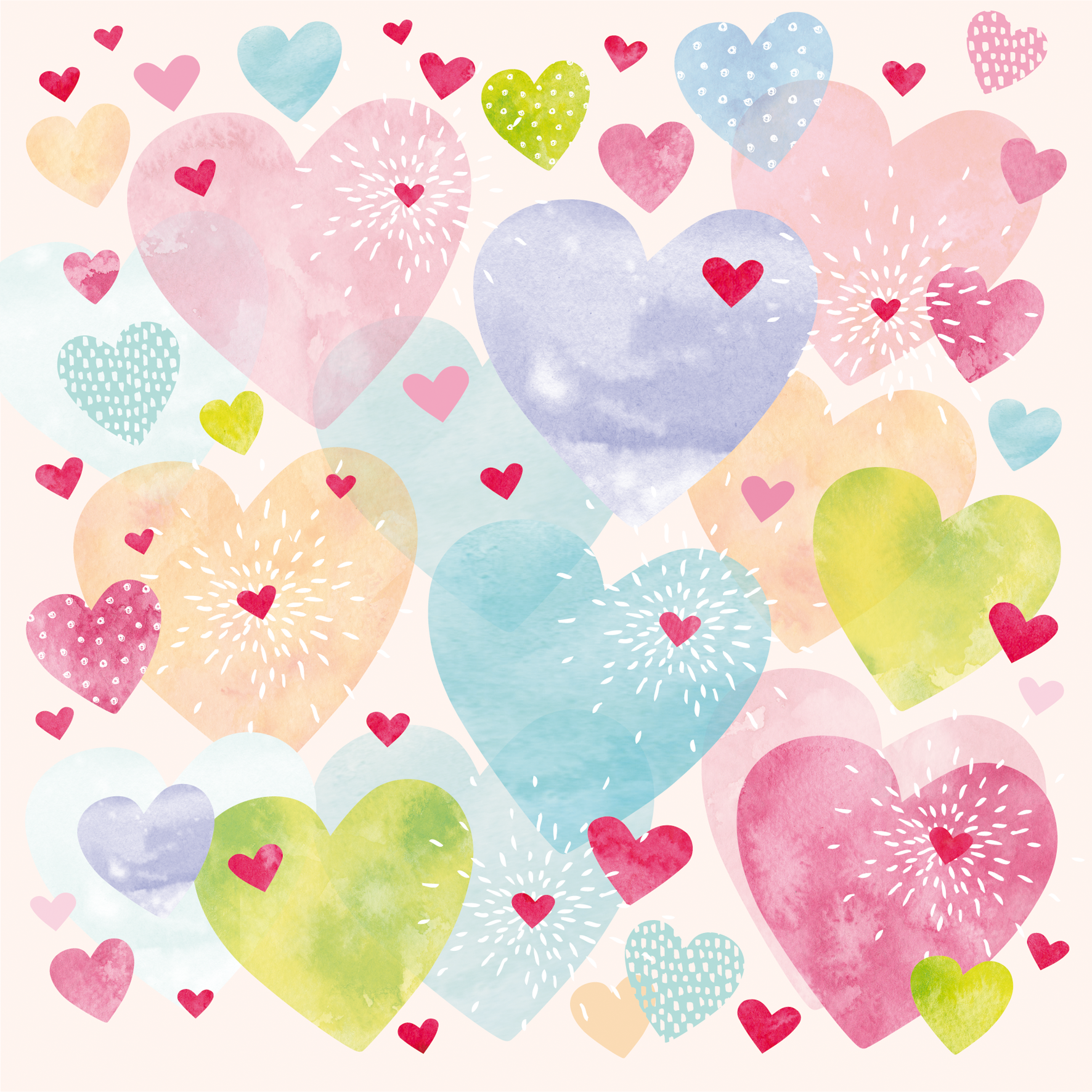 Serv. Confetti Hearts Serv. Confetti Hearts