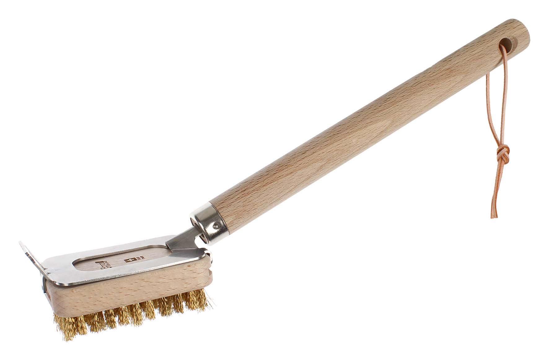 Grillbürste m.Kratzer 33cm Grillbürste m.Kratzer 33cm
