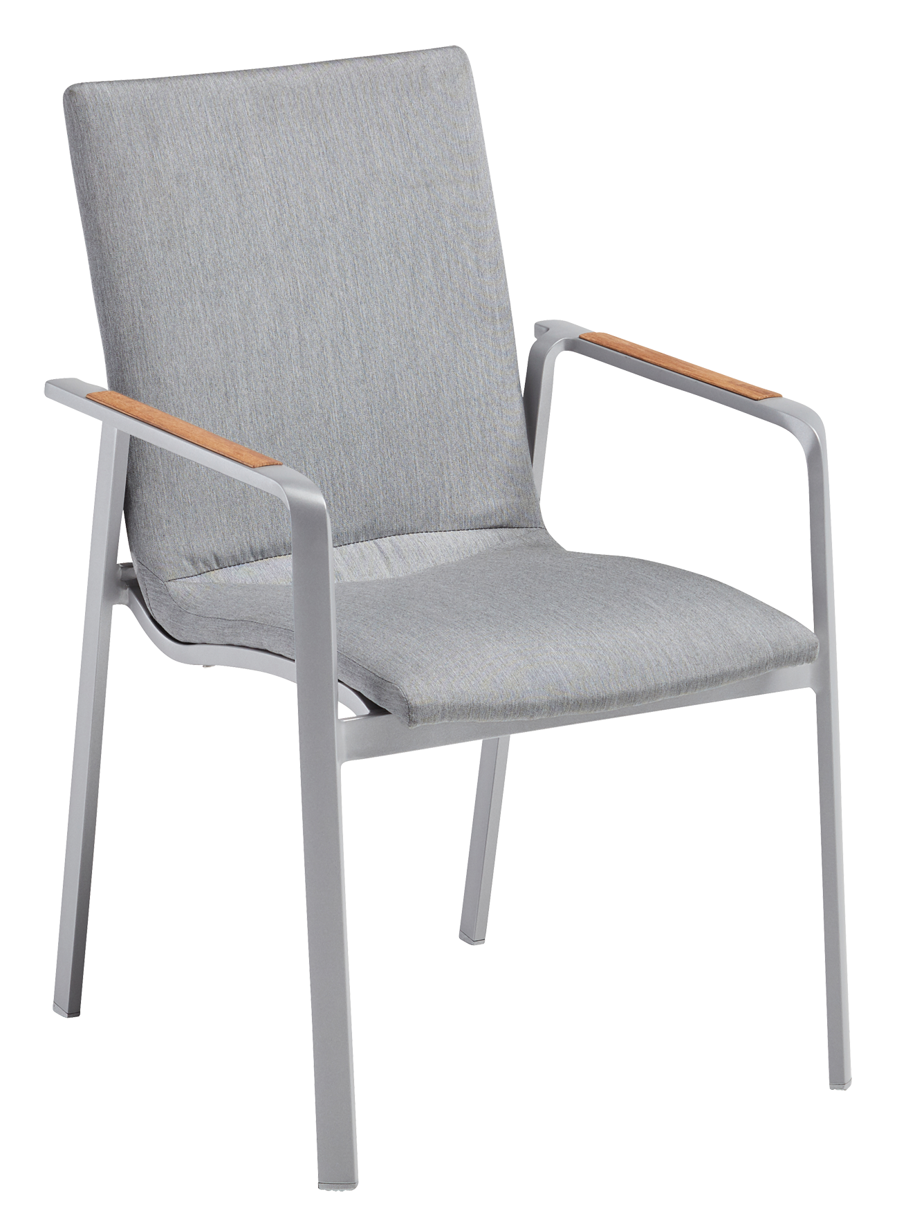 Sessel Diamond flanelle silber