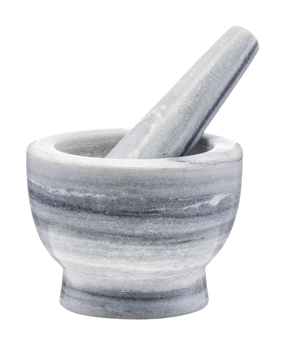 Mörser m. Stössel Marmor ø12cm