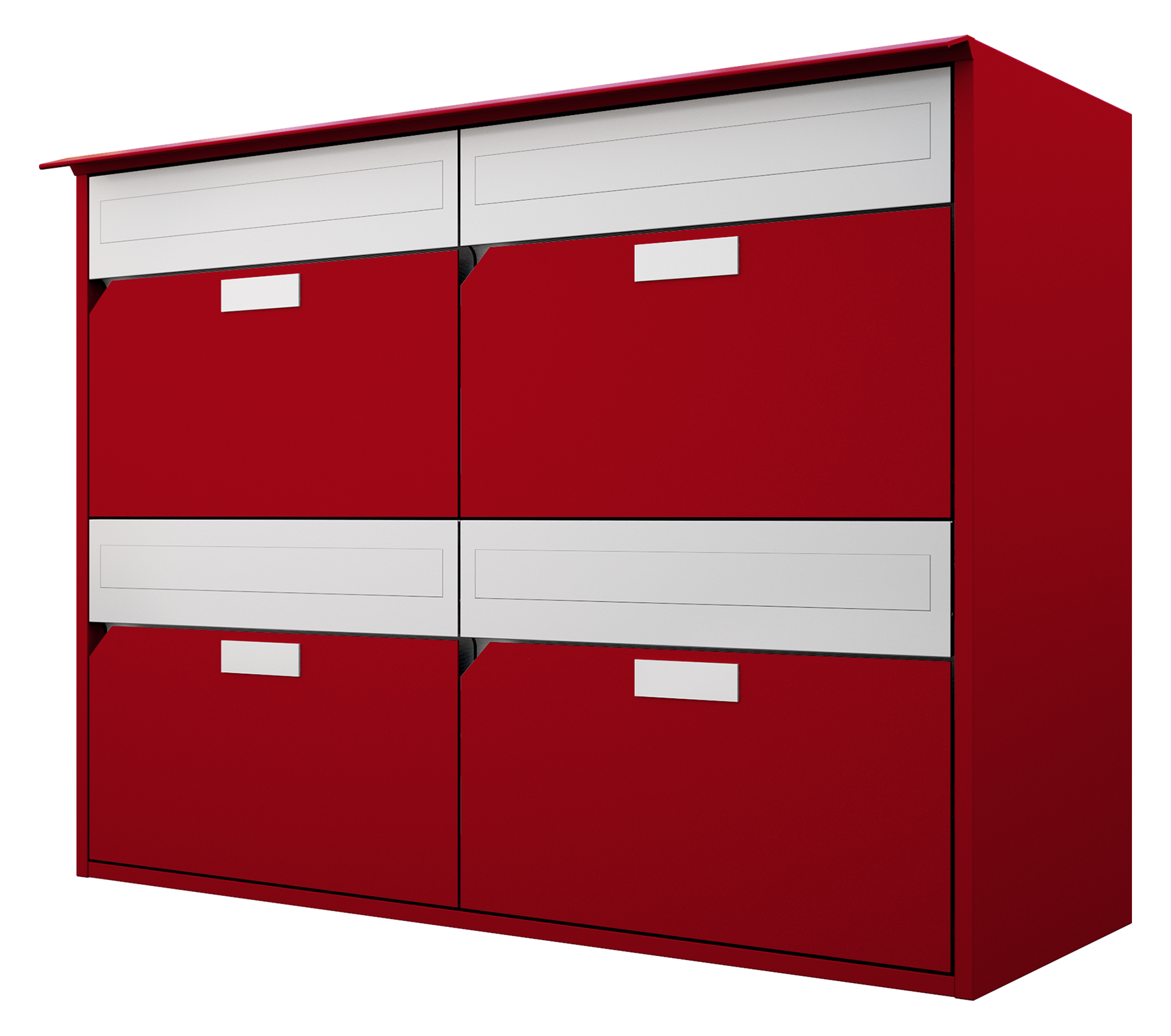 Briefkasten Alu 400 2X2 RR,FF Briefkasten Alu 400 2X2 RR,FF