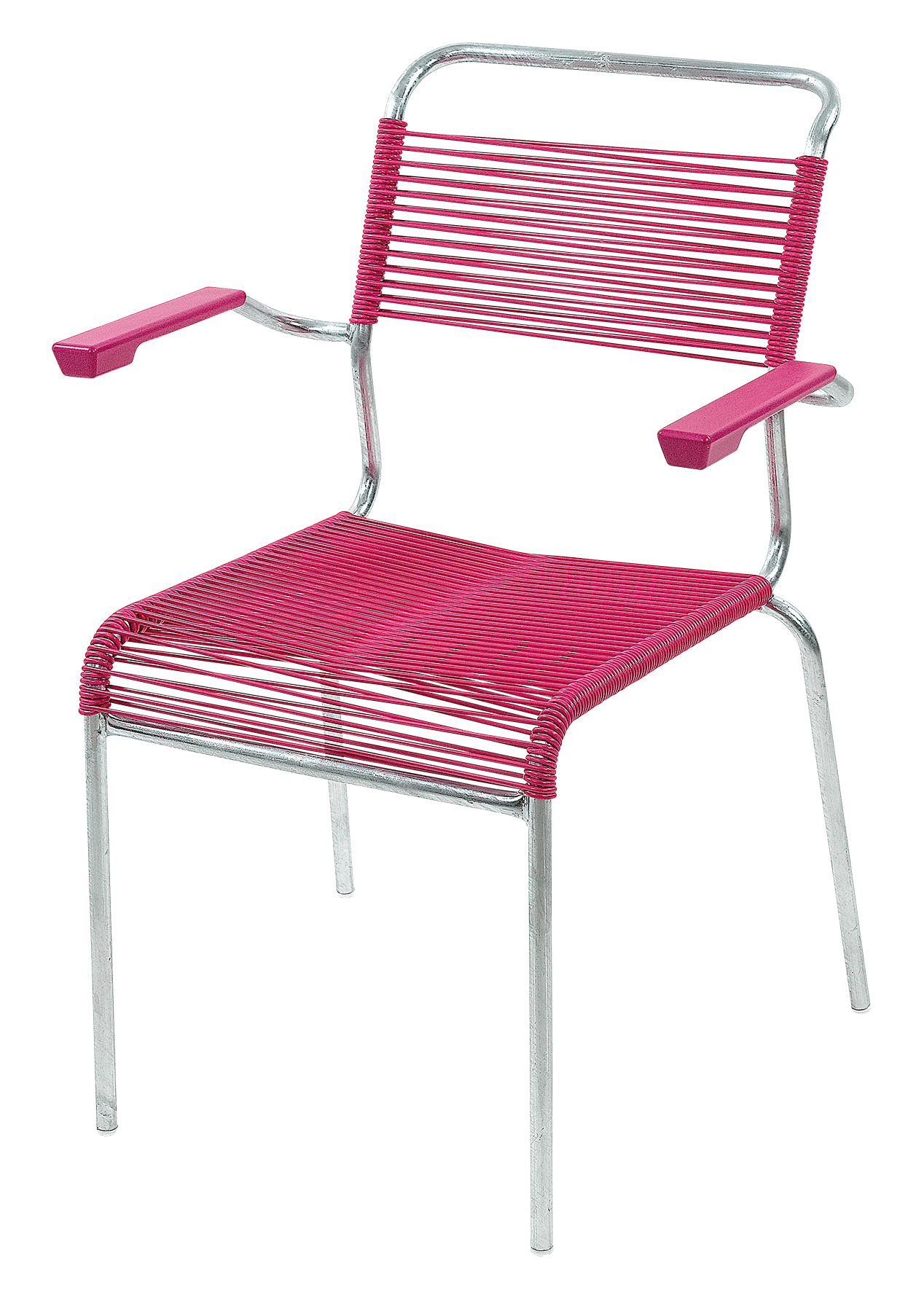 Sessel Spagh. m.Arml. pink