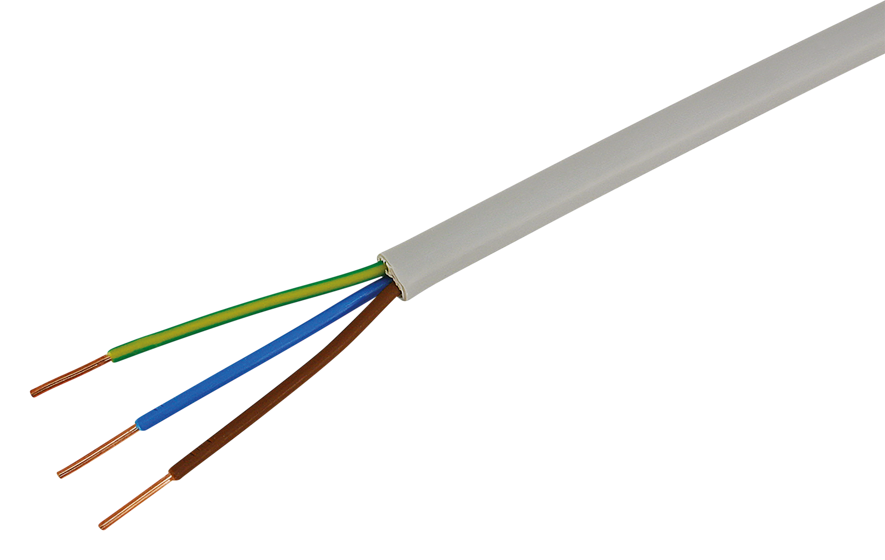 Kabel TT 3x1.5 25m gr