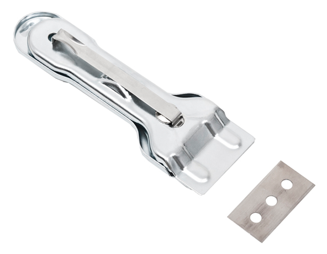 Glaskeramikschaber Inox 14cm