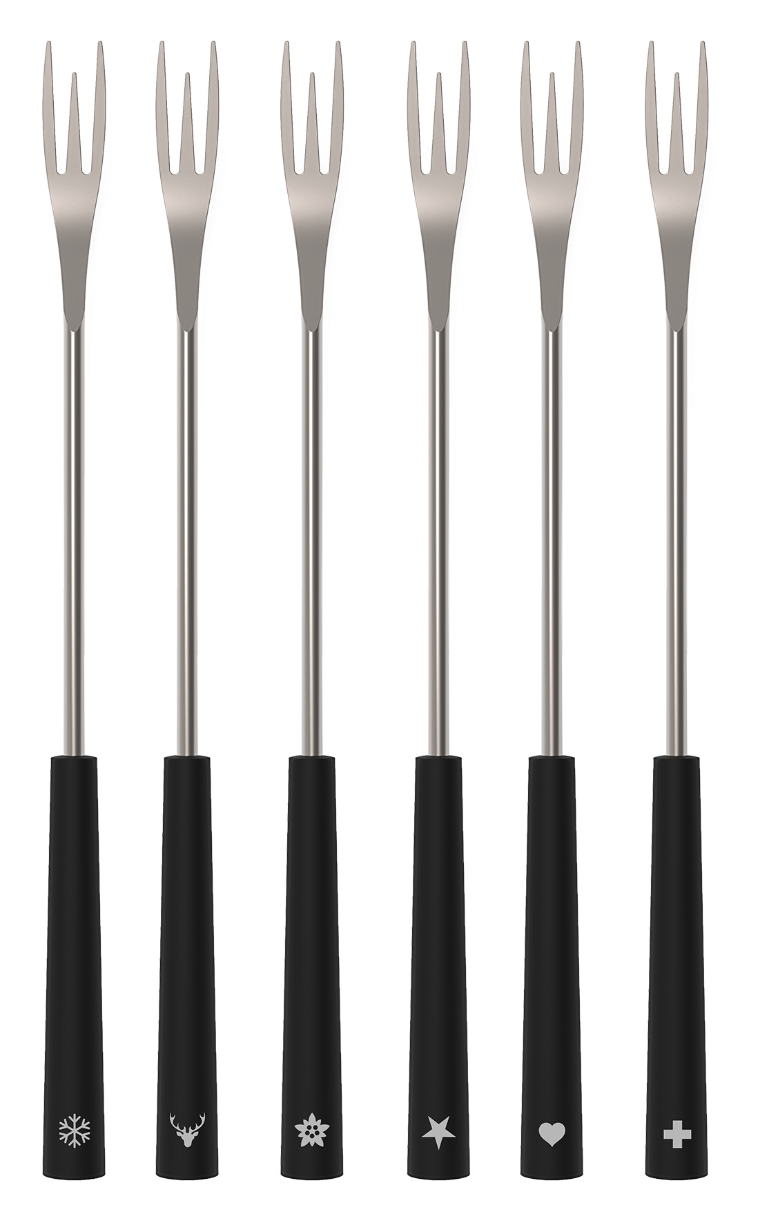 Fonduegabeln 2in1 black 6erSet Fonduegabeln 2in1 black 6erSet