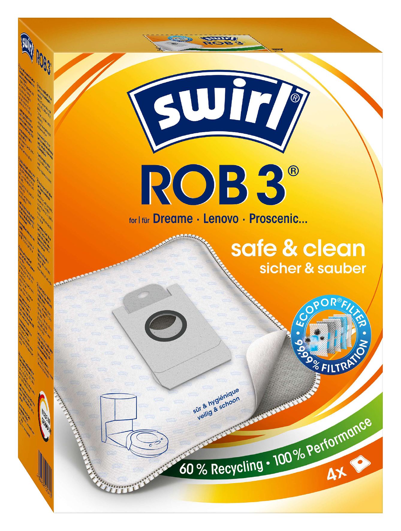 Staubsäcke ROB 3 EcoPor Staubsäcke ROB 3 EcoPor