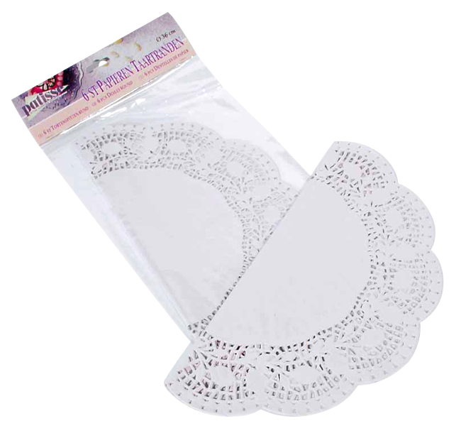Tortenspitzen Papier 6St ø36cm