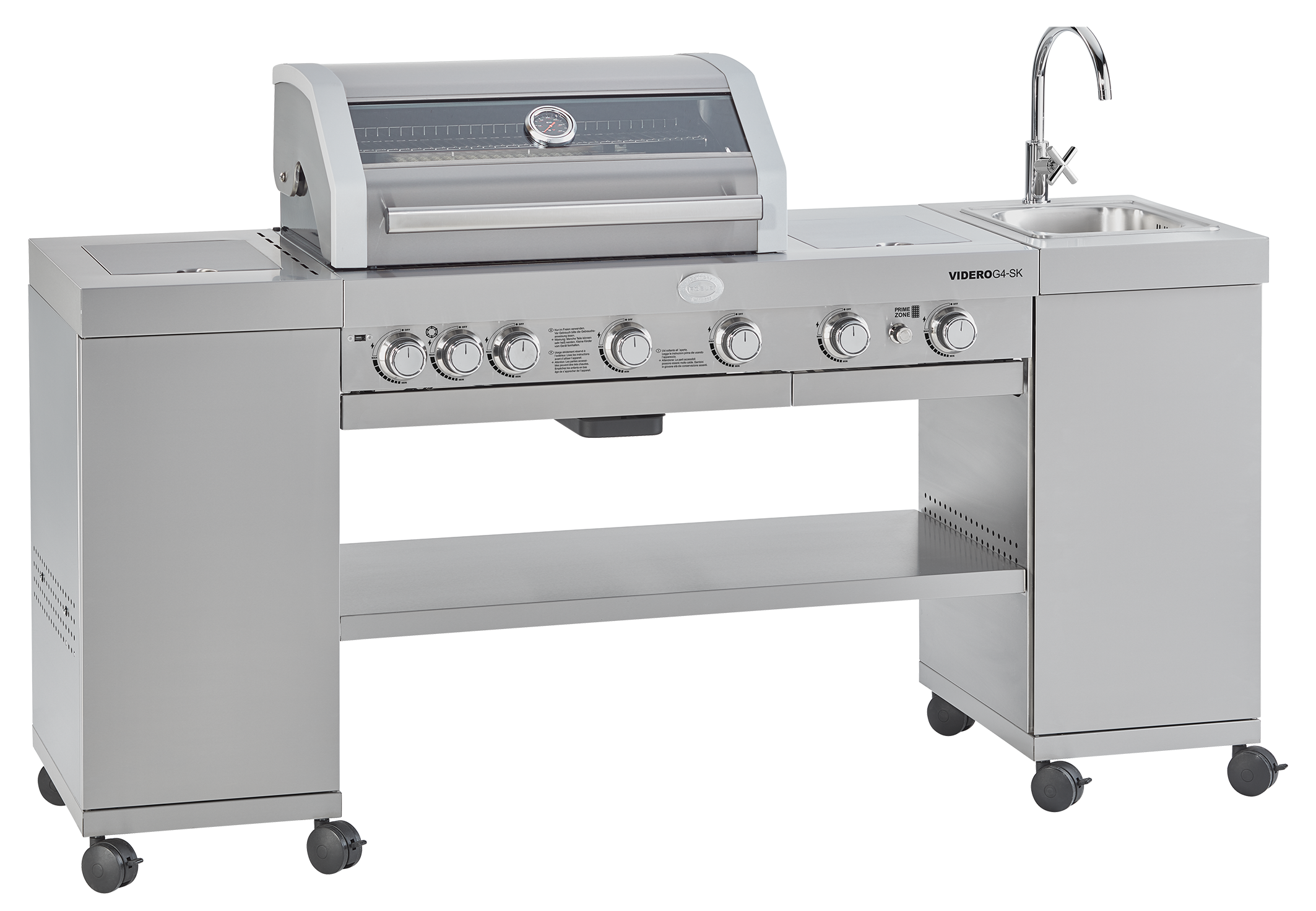 Gasgrill Kitchen Videro G4-SK