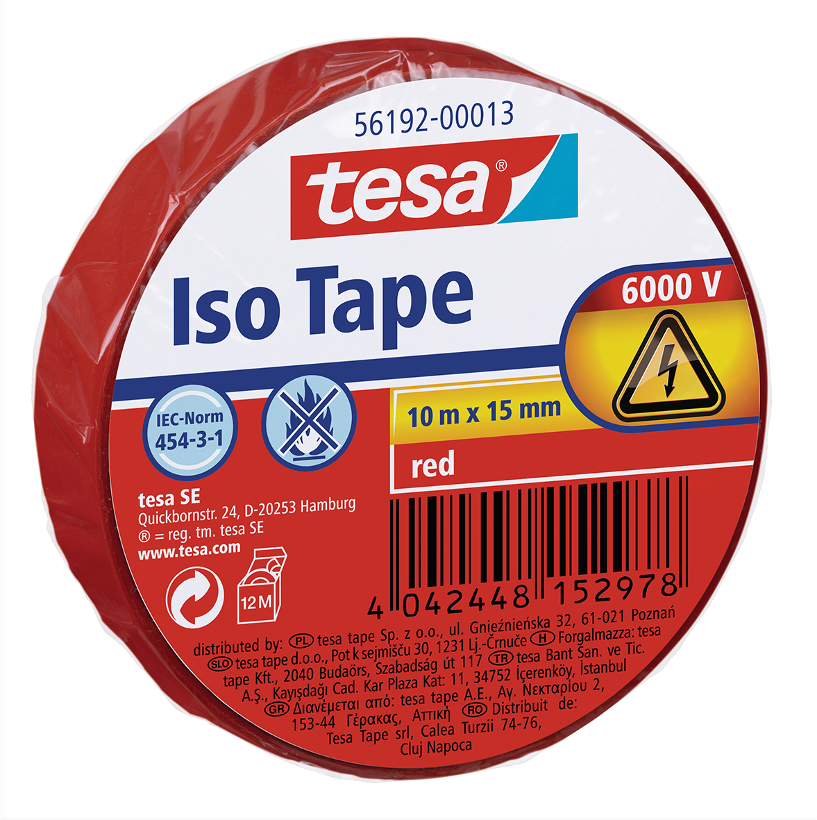 Isolierband 10:15 rot