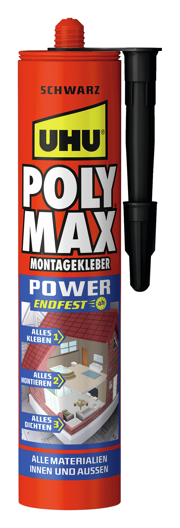 Montagekleber Poly Max 435g sw Montagekleber Poly Max 435g sw
