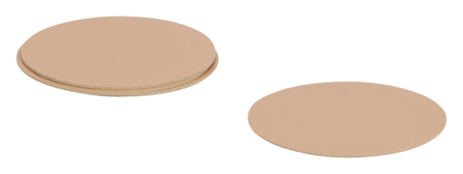Untersetzer Kunstl. puder 4St.