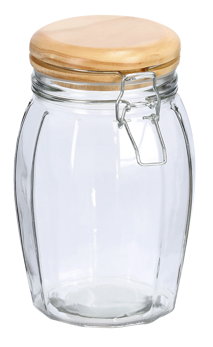 Vorratsglas m.Bügelv.1200 ml