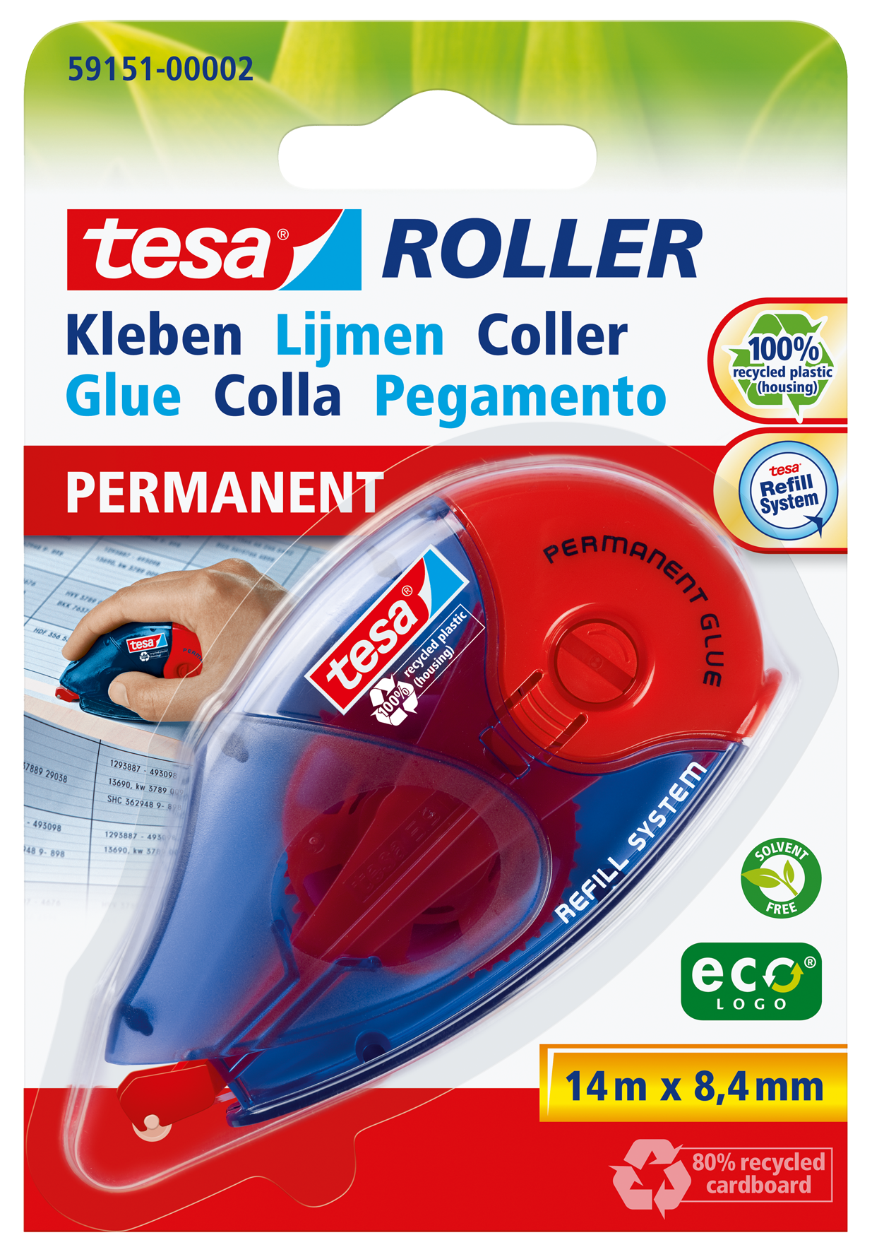Klebroller 14:8.4 permanent Klebroller 14:8.4 permanent