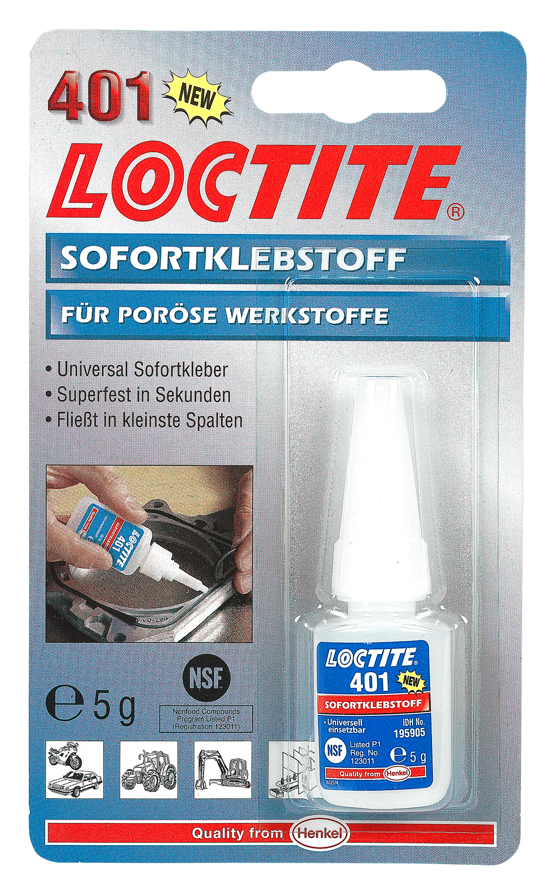Sofortklebstoff Typ 401 5 g Sofortklebstoff Typ 401 5 g